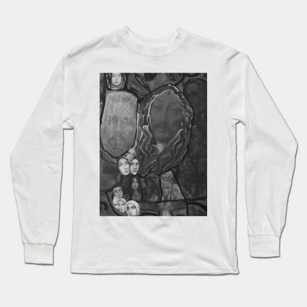 Artwork RED ROOM Long Sleeve T-Shirt by Ali Kasap